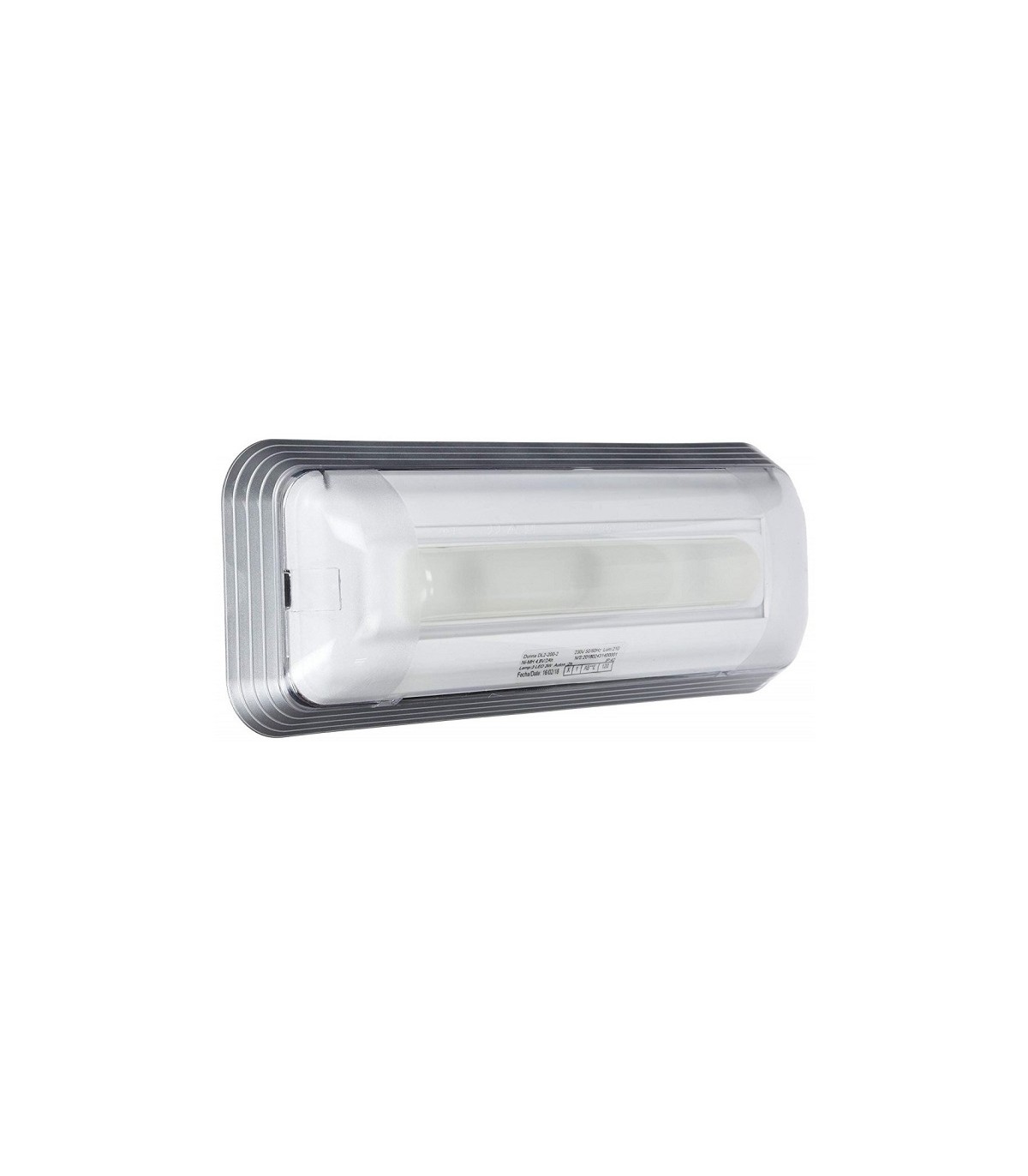 Emergencia Led Dunna Aluminio 200LM 3H IP44 Normalux