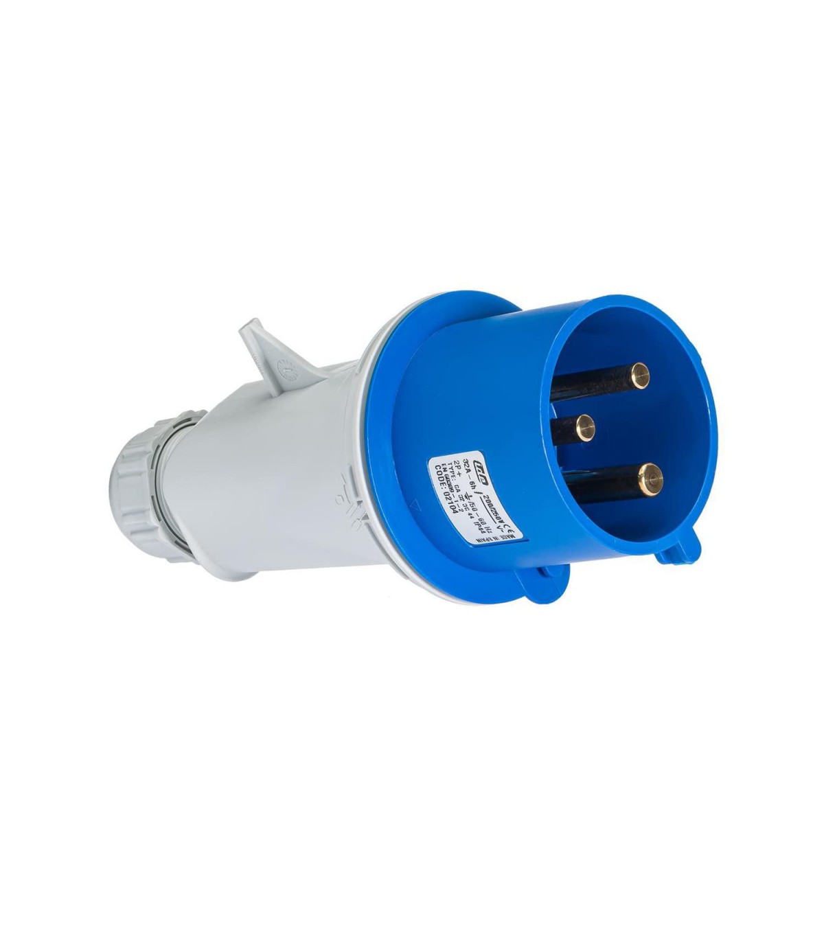Clavija Aérea Cetac 2P+T 32A 200/250V 6H IP44 IDE