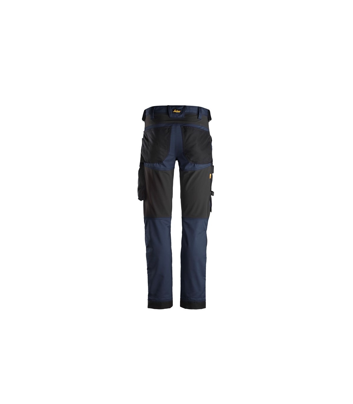 Pantalones elásticos AllroundWork Slim Fit Azul Marino-Negro