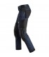 Pantalones elásticos AllroundWork Slim Fit Azul Marino-Negro