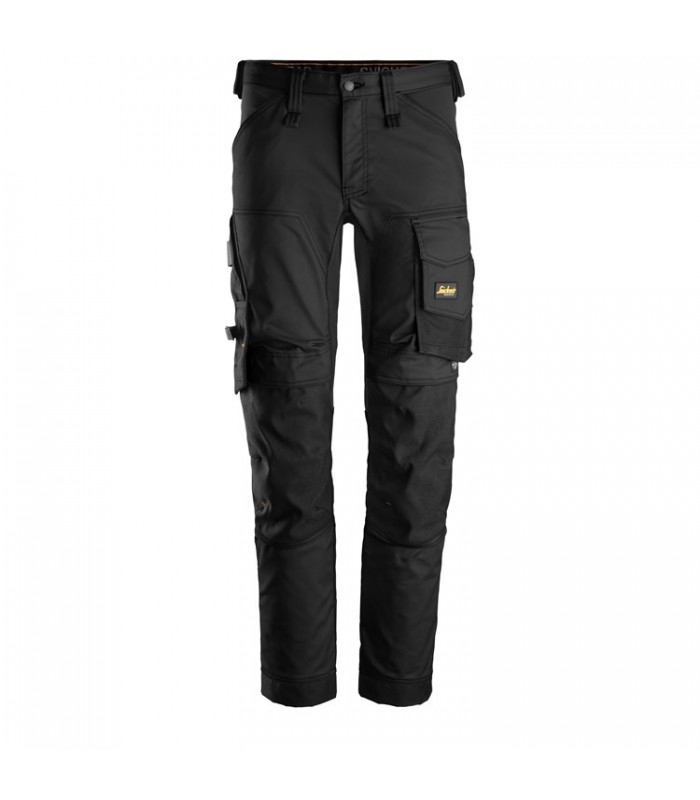 Pantalones elásticos AllroundWork Slim Fit Negro