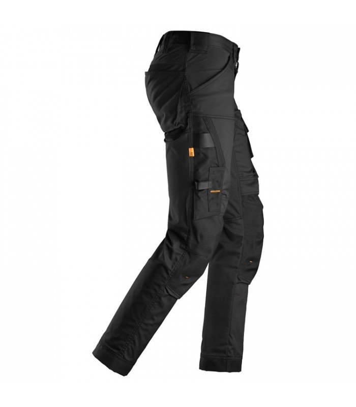 Pantalones elásticos AllroundWork Slim Fit Negro
