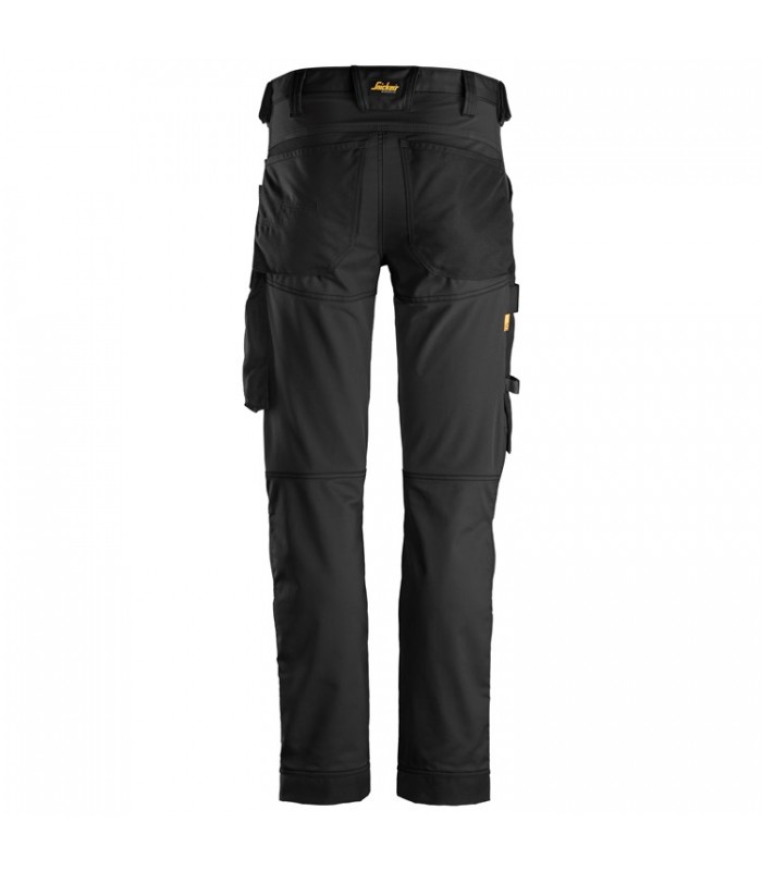 Pantalones elásticos AllroundWork Slim Fit Negro