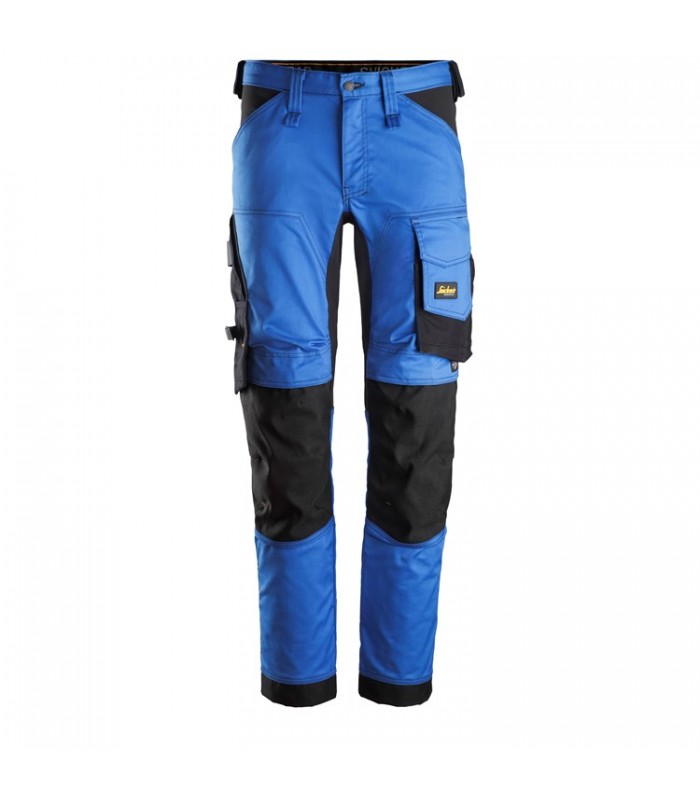 Pantalones elásticos AllroundWork Slim Fit Azul-Negro