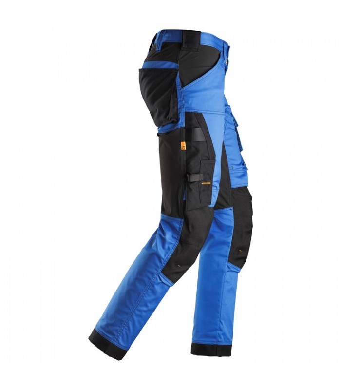Pantalones elásticos AllroundWork Slim Fit Azul-Negro