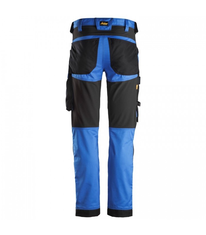 Pantalones elásticos AllroundWork Slim Fit Azul-Negro