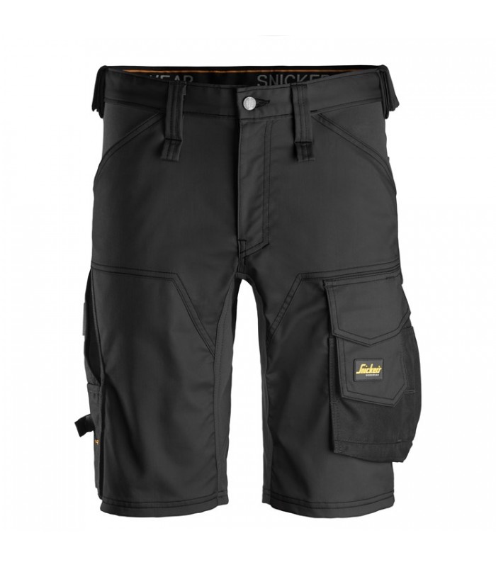 Pantalones Cortos elásticos AllroundWork Slim Fit Negro