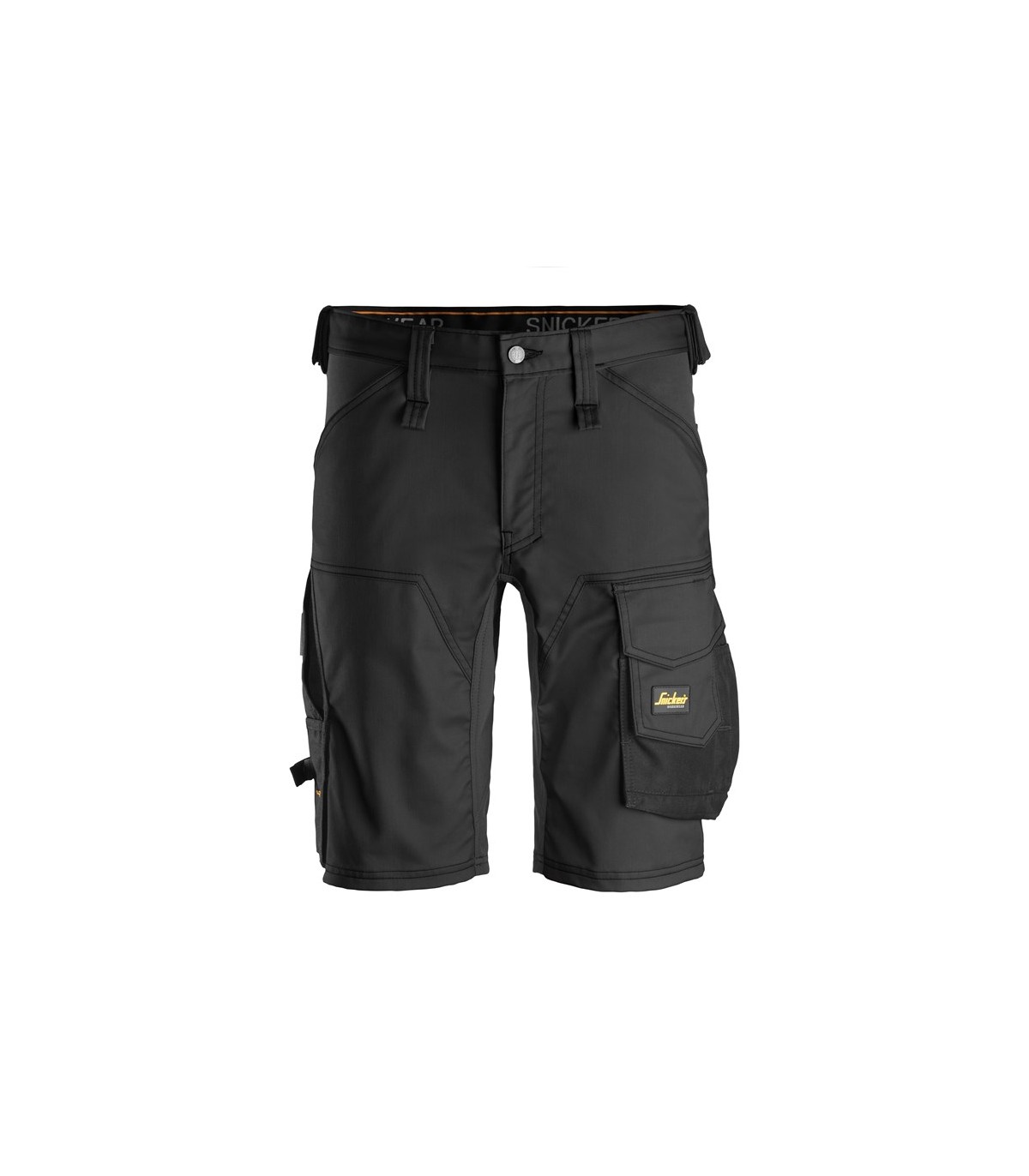 Pantalones Cortos elásticos AllroundWork Slim Fit Negro