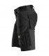 Pantalones Cortos elásticos AllroundWork Slim Fit Negro