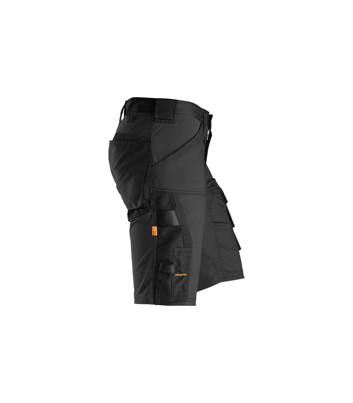 Pantalones Cortos elásticos AllroundWork Slim Fit Negro