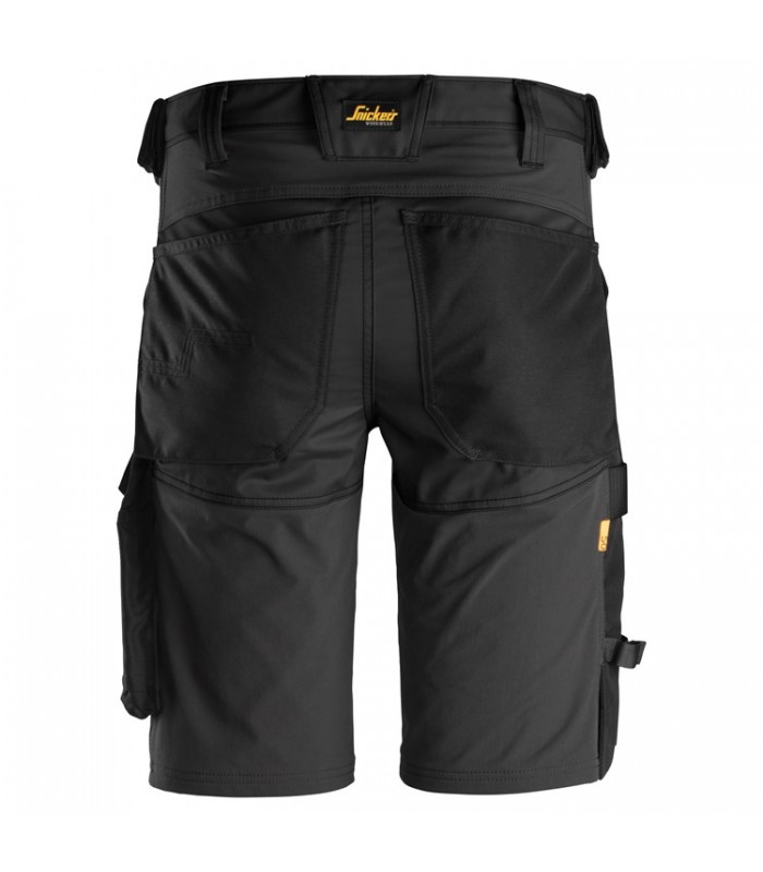 Pantalones Cortos elásticos AllroundWork Slim Fit Negro