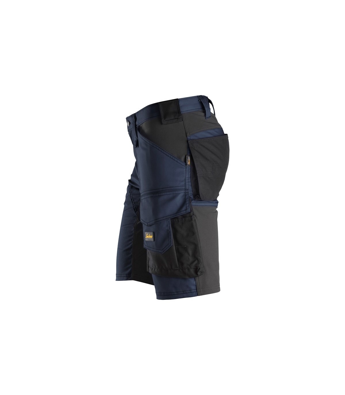 Pantalones Cortos elásticos AllroundWork Slim Fit Azul Marino-Negro