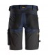 Pantalones Cortos elásticos AllroundWork Slim Fit Azul Marino-Negro