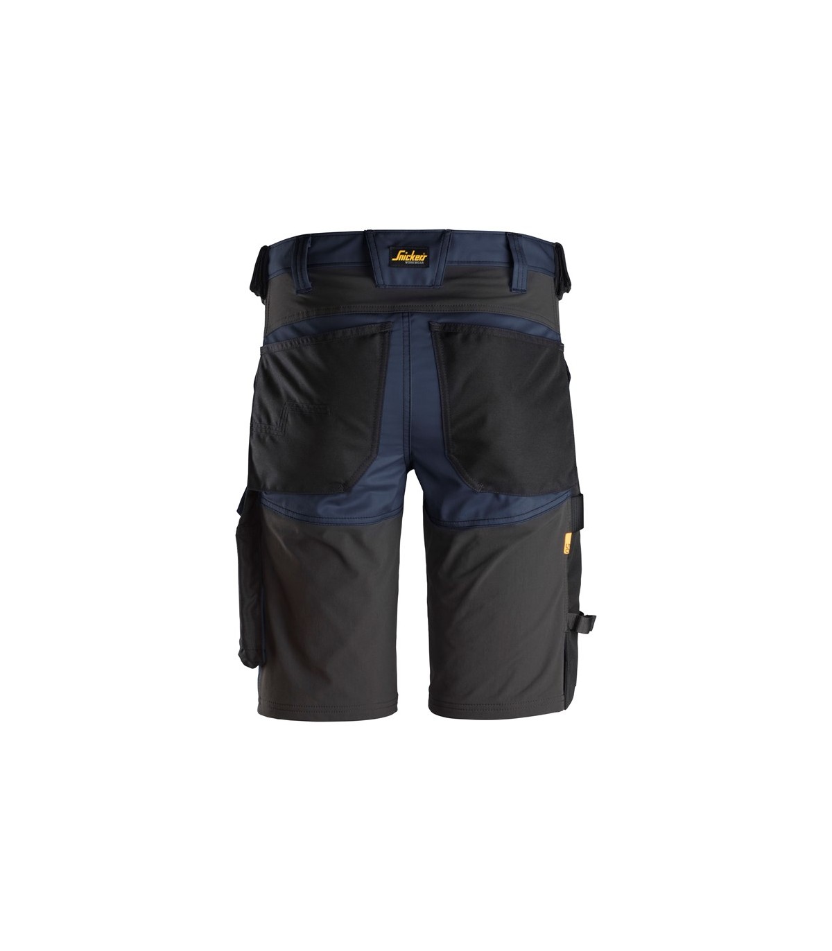 Pantalones Cortos elásticos AllroundWork Slim Fit Azul Marino-Negro