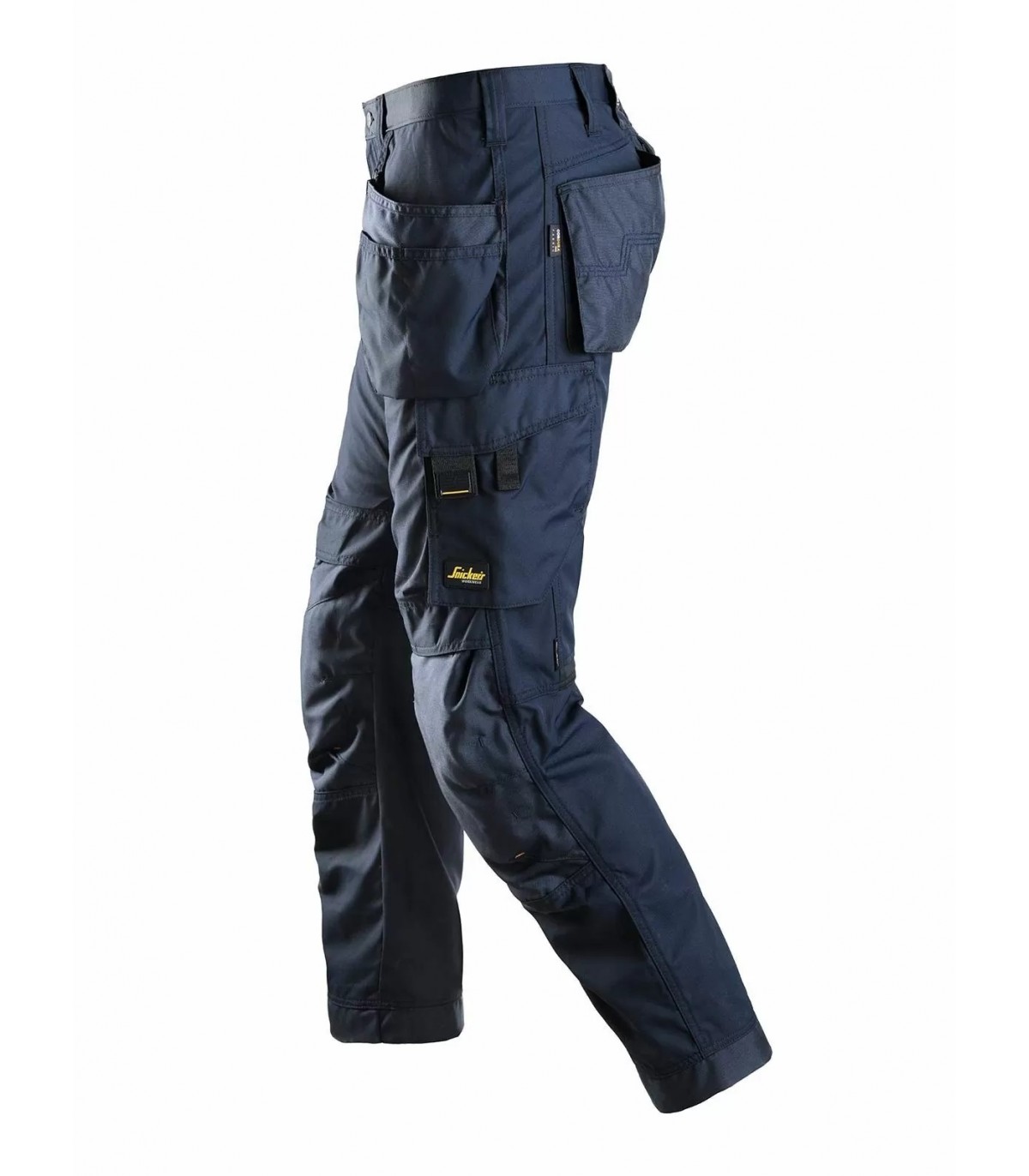 Pantalones elásticos AllroundWork con bolsillos flotantes Azul Marino-Negro