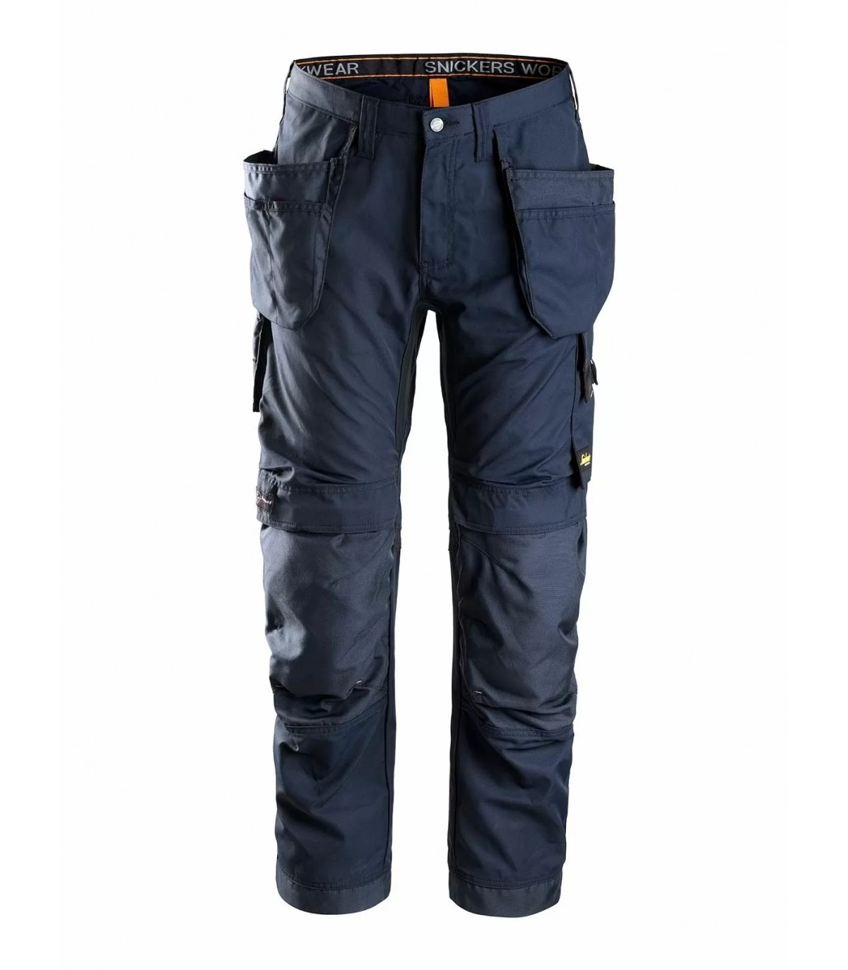 Pantalones elásticos AllroundWork con bolsillos flotantes Azul Marino-Negro
