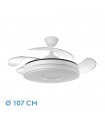 Ventilador de Techo Dani Blanco DC 59W 6980Lm 4 Aspas CCT