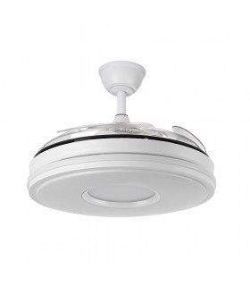 Ventilador de Techo Dani Blanco DC 59W 6980Lm 4 Aspas CCT