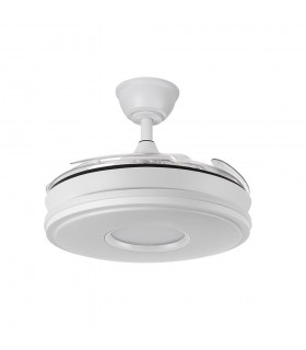 Ventilador de Techo Dani-XS Blanco DC 59W 6980Lm 4 Aspas CCT