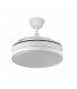 Ventilador Escorpión-XS DC 59W 6980Lm 3 Aspas Blanco CCT