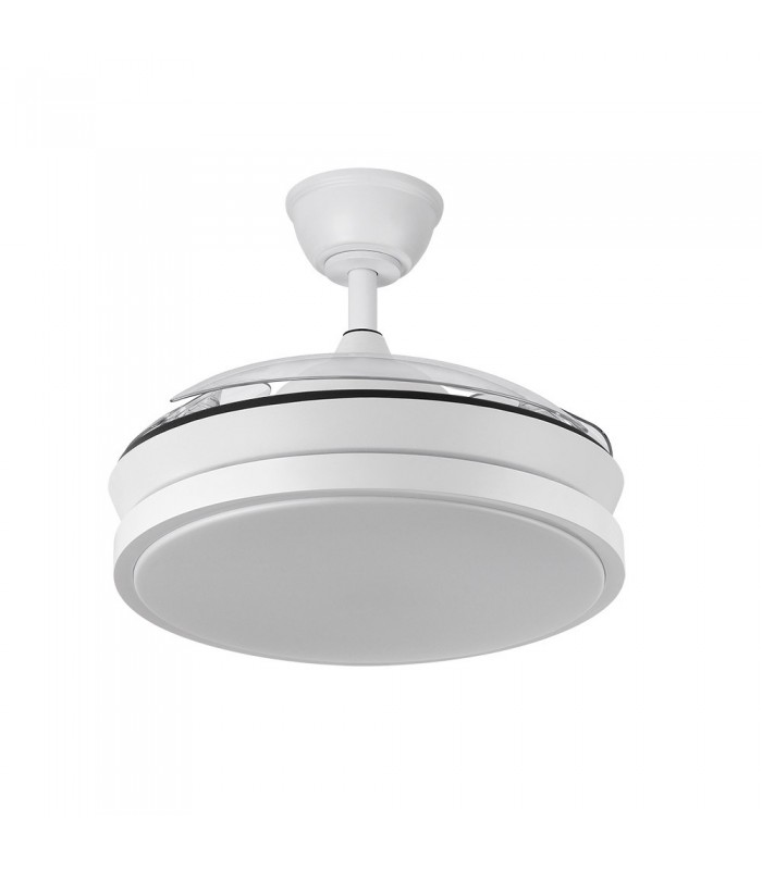 Ventilador Escorpión-XS DC 59W 6980Lm 3 Aspas Blanco CCT