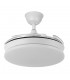 Ventilador de Techo TRIDENTE-XS Blanco DC 59W 6980Lm 4 Aspas CCT