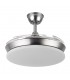 Ventilador de Techo TRIDENTE-XS Níquel DC 59W 6980Lm 4 Aspas CCT