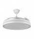 Ventilador Esparta-XL DC 80W 10255Lm 5 Aspas Blanco CCT