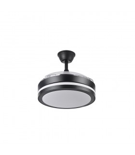 Ventilador Esparta-XXS DC 44W 5182Lm 3 Aspas Negro CCT