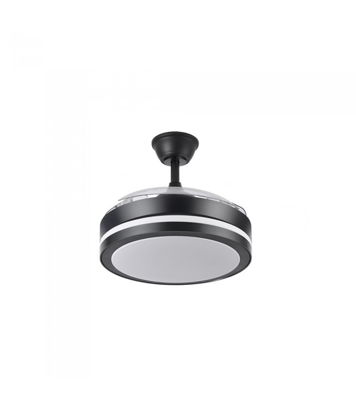 Ventilador Esparta-XXS DC 44W 5182Lm 3 Aspas Negro CCT