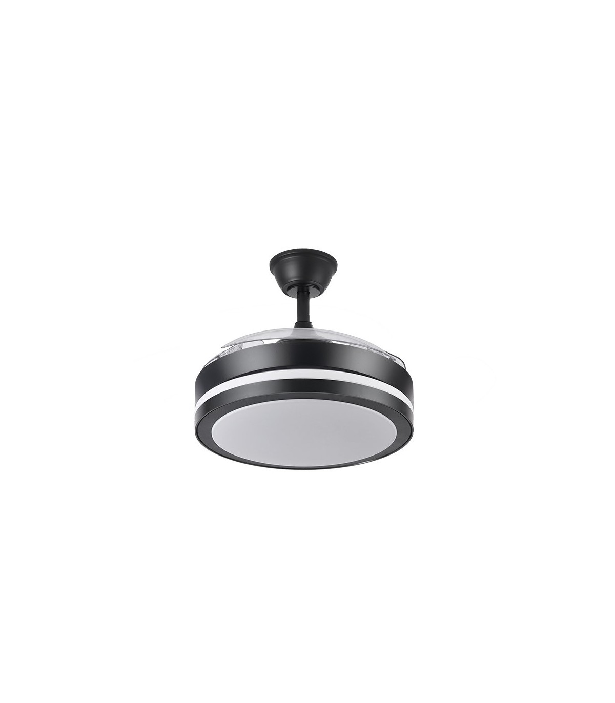 Ventilador Esparta-XXS DC 44W 5182Lm 3 Aspas Negro CCT