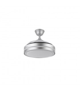 Ventilador Esparta-XXS DC 44W 5182Lm 3 Aspas Plata CCT
