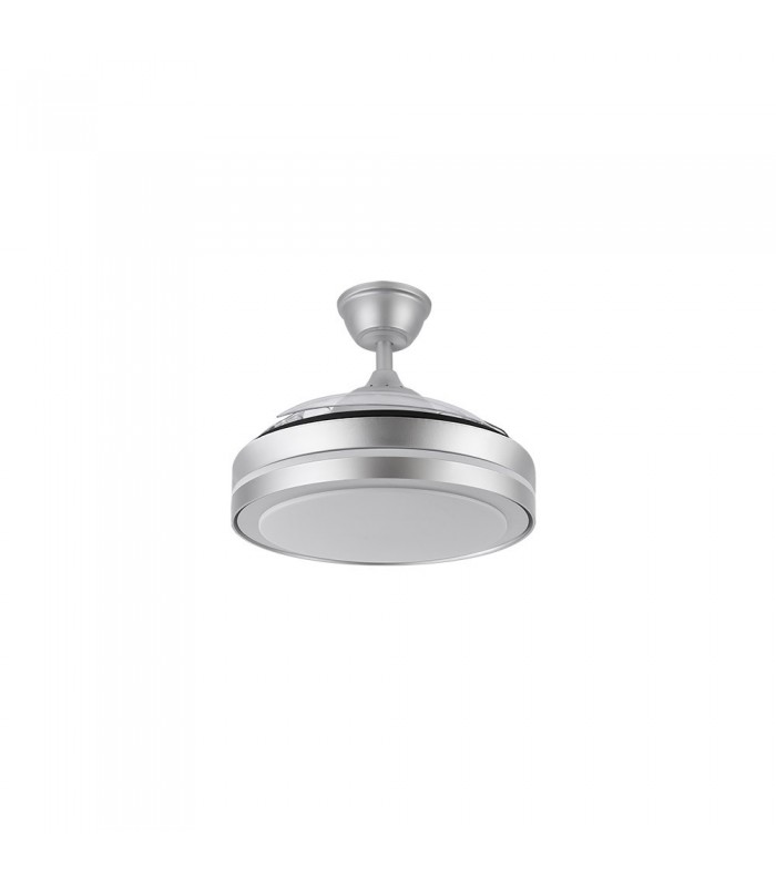 Ventilador Esparta-XXS DC 44W 5182Lm 3 Aspas Plata CCT