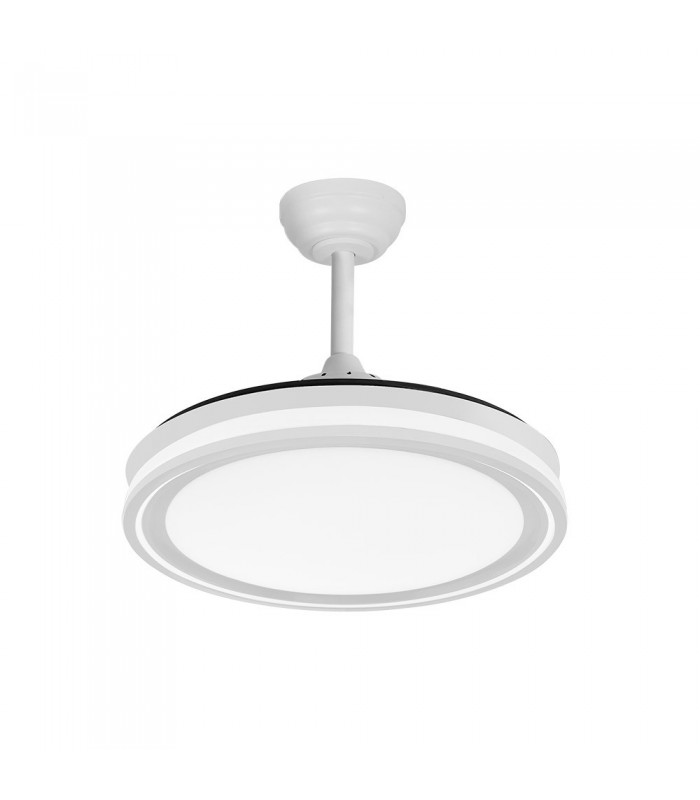 Ventilador de Techo BANDIDO Blanco DC 59W 5900Lm 4 Aspas CCT