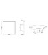 Mando de pared RF 4 Zonas 220V Monocolor MiBoxer