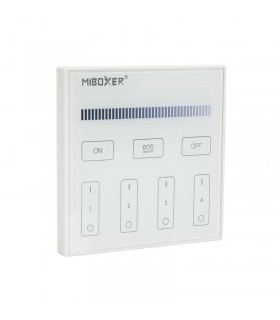 Mando de pared RF 4 Zonas 220V Monocolor MiBoxer