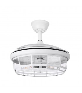 Ventilador de Techo TORNADO DC 3 Aspas 5xE27 Blanco