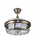 Ventilador de Techo TORNADO DC 3 Aspas 5xE27 Cuero