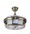 Ventilador de Techo TORNADO DC 3 Aspas 5xE27 Cuero