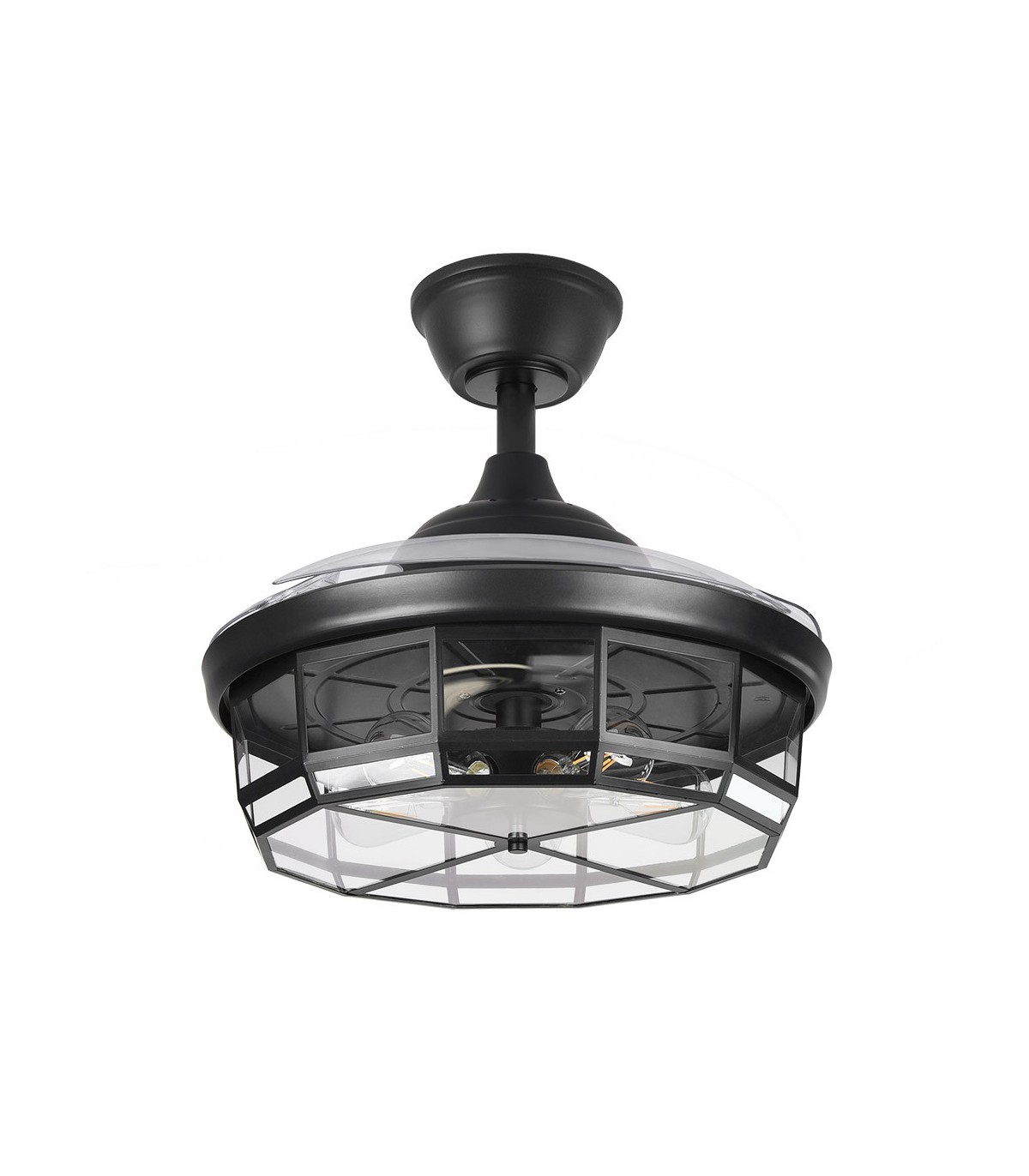 Ventilador de Techo TORNADO DC 3 Aspas 5xE27 Negro