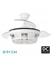 Ventilador de Techo TORNADO-XS DC 3 Aspas 3xE27 Blanco