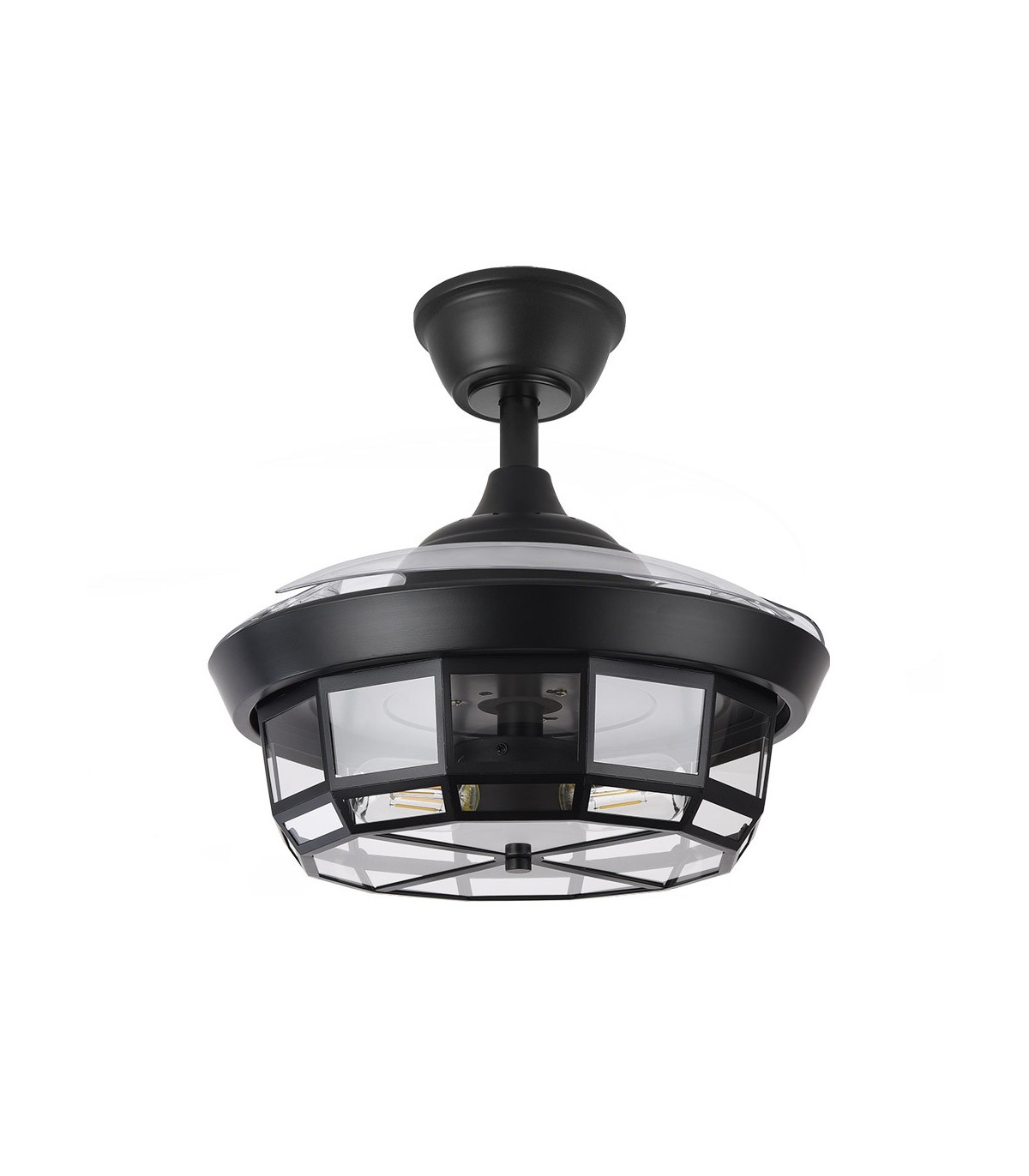 Ventilador de Techo TORNADO-XS DC 3 Aspas 3xE27 Negro