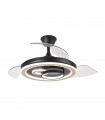 Ventilador de Techo SULTAN APP Negro/Haya DC 68W 4960Lm 3 Aspas CCT