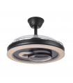 Ventilador de Techo SULTAN APP Negro/Haya DC 68W 4960Lm 3 Aspas CCT
