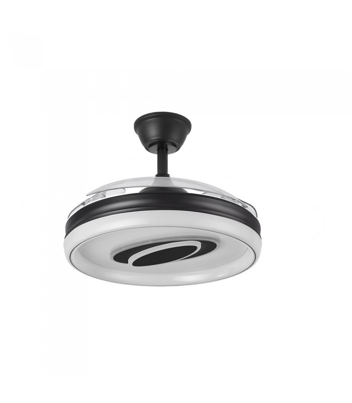 Ventilador de Techo MARACANA APP Negro DC 57W 5980Lm 3 Aspas CCT
