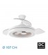 Ventilador de Techo CUPIDO APP Blanco/Haya DC 55W 4960Lm 3 Aspas CCT