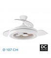 Ventilador de Techo CUPIDO APP Blanco/Haya DC 55W 4960Lm 3 Aspas CCT