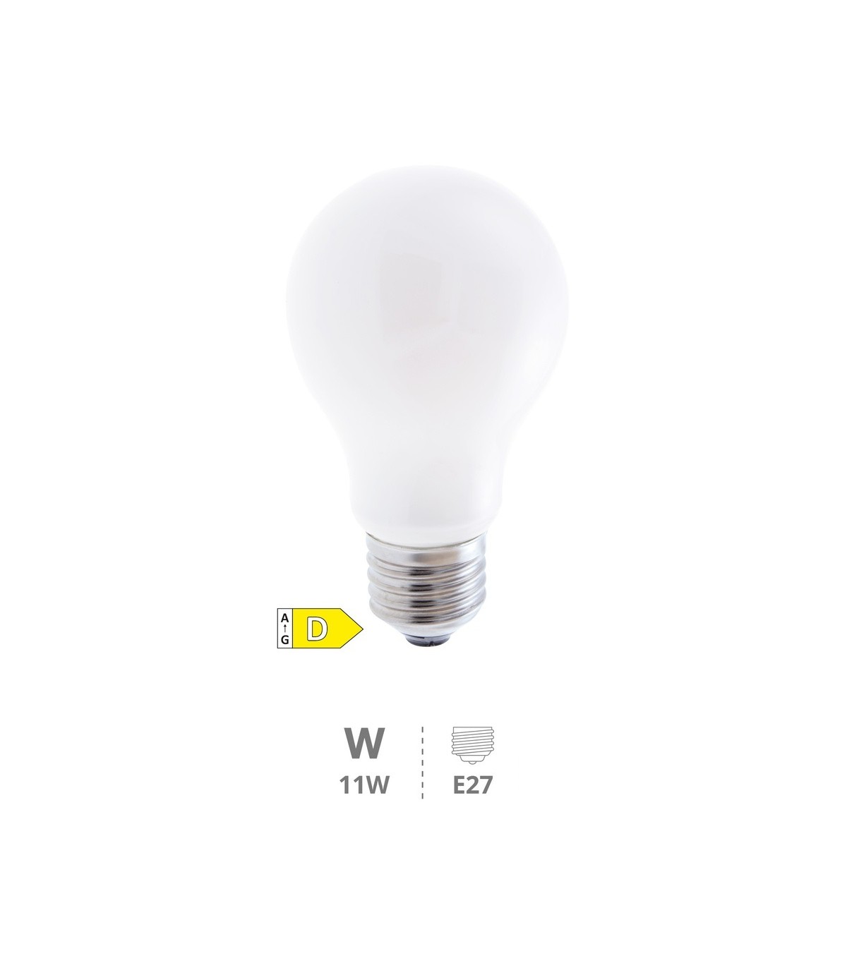 Bombilla Serie Cristal A60 11W 1521Lm E27