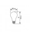Bombilla Serie Cristal A60 11W 1521Lm E27