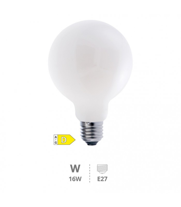 Bombilla Serie Cristal G95 16W 2300Lm E27